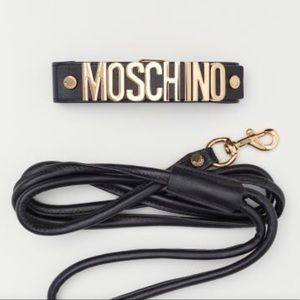 H&MOSCHINO / MOSCHINO Dog Collar and Leash OBO